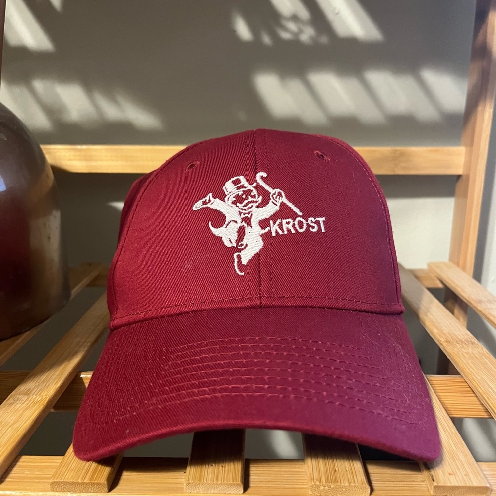 Krost NYC Monopoly Maroon Baseball Cap